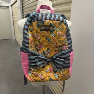 Matilda Jane Make the Grade Bow Coquette Quilted Backpack